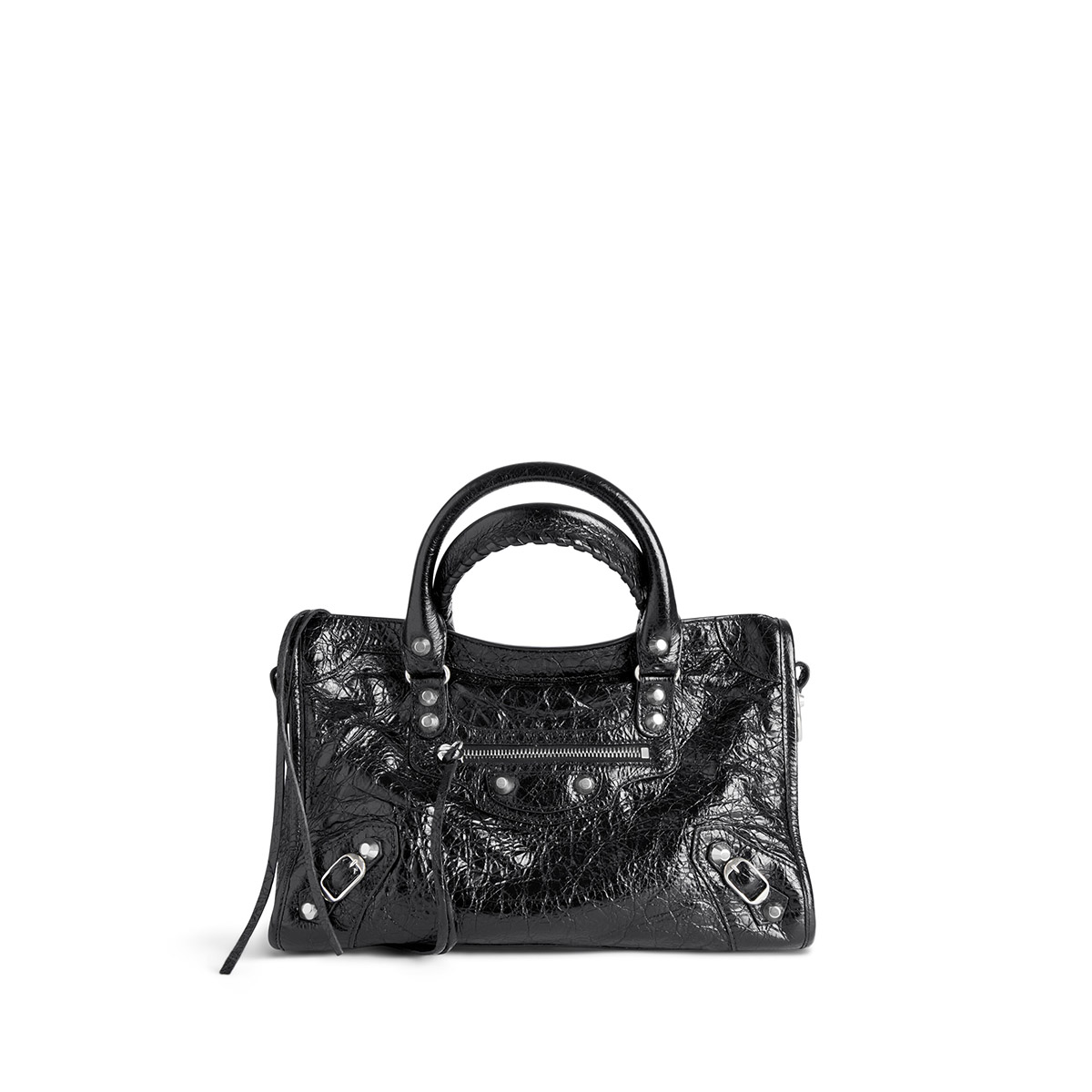 BALENCIAGA Le City Small Bag In Lambskin Leather - Black