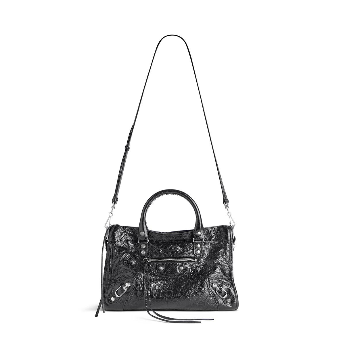 BALENCIAGA Le City Small Bag In Lambskin Leather - Black