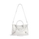 BALENCIAGA Le City Small Bag In Lambskin Leather - White