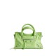 BALENCIAGA Le City Small Bag In Lambskin Leather - Green