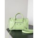 BALENCIAGA Le City Small Bag In Lambskin Leather - Green