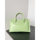 BALENCIAGA Le City Small Bag In Lambskin Leather - Green