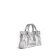 BALENCIAGA Le City Small Bag In Lambskin Leather - Silver