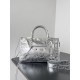 BALENCIAGA Le City Small Bag In Lambskin Leather - Silver