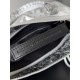 BALENCIAGA Le City Small Bag In Lambskin Leather - Silver