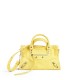 BALENCIAGA Le City Small Bag In Lambskin Leather - Yellow