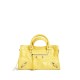 BALENCIAGA Le City Small Bag In Lambskin Leather - Yellow