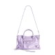 BALENCIAGA Le City Small Bag In Lambskin Leather - Purple