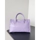 BALENCIAGA Le City Small Bag In Lambskin Leather - Purple