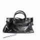 BALENCIAGA Le City Medium Bag In Lambskin Leather - Black