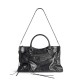 BALENCIAGA Le City Medium Bag In Lambskin Leather - Black