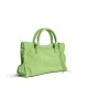 BALENCIAGA Le City Medium Bag In Lambskin Leather - Green