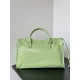 BALENCIAGA Le City Medium Bag In Lambskin Leather - Green