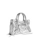 BALENCIAGA Le City Medium Bag In Lambskin Leather - Silver