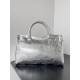 BALENCIAGA Le City Medium Bag In Lambskin Leather - Silver