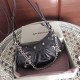 BALENCIAGA Le Cagole Mini Bag With Chain In Lambskin - Black