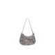 BALENCIAGA Le Cagole Mini Bag With Chain In Lambskin - Silver