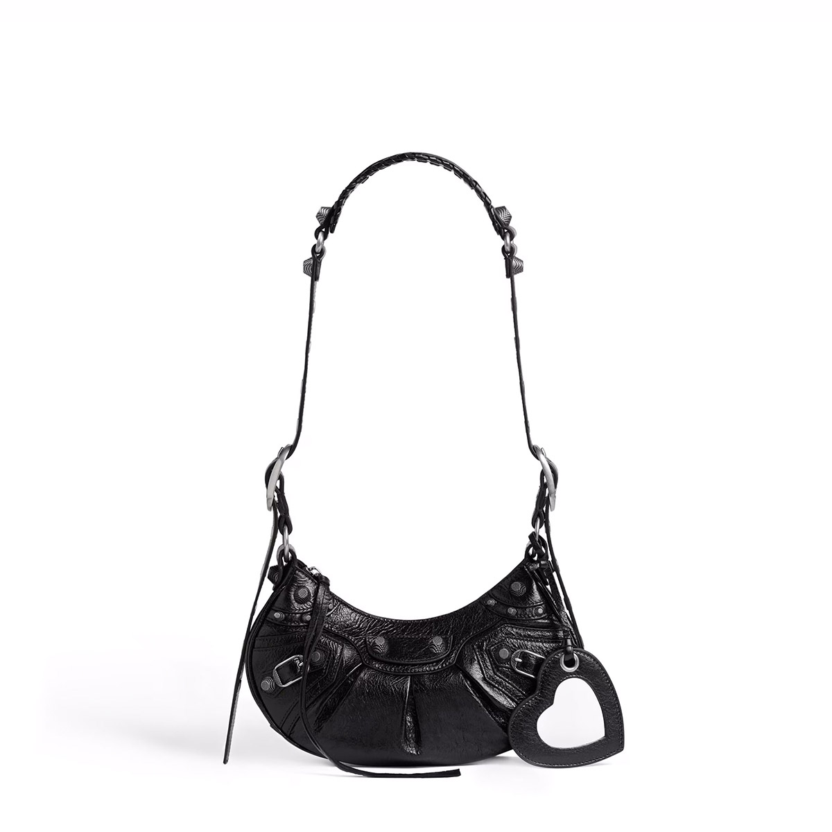 BALENCIAGA Le Cagole XS Shoulder Bag In Lambskin - Black