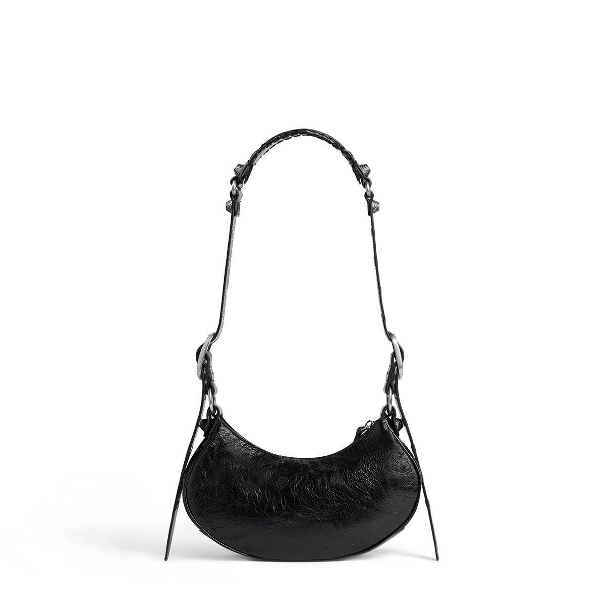 BALENCIAGA Le Cagole XS Shoulder Bag In Lambskin - Black