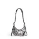 BALENCIAGA Le Cagole XS Shoulder Bag In Lambskin - Silver