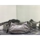 BALENCIAGA Le Cagole XS Shoulder Bag In Lambskin - Silver