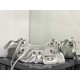 BALENCIAGA Le Cagole Small Shoulder Bag In Lambskin - White