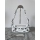 BALENCIAGA Le Cagole XS Sling Shoulder Bag - White