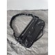 BALENCIAGA Le Cagole Small Sling Shoulder Bag - Black