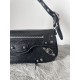 BALENCIAGA Le Cagole Small Sling Shoulder Bag - Black