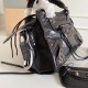 BALENCIAGA  Neo Cagole City XS Handbag In Lambskin - Black