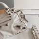 BALENCIAGA  Neo Cagole City XS Handbag In Lambskin - White