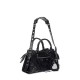 BALENCIAGA  Neo Cagole City Small Handbag In Lambskin - Black