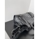 BALENCIAGA  Neo Cagole City Small Handbag In Lambskin - Black