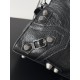 BALENCIAGA  Neo Cagole City Handbag In Lambskin - Black