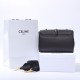 CELINE Teen Soft 16 Bag in Smooth Calfskin - Black