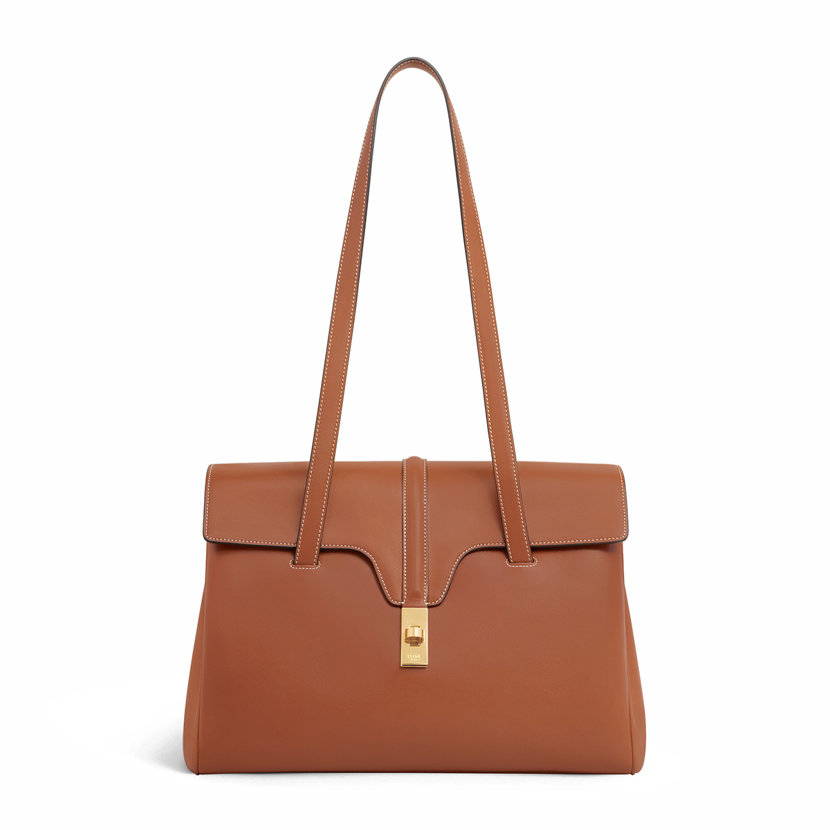 CELINE Medium Soft 16 Bag in Smooth Calfskin - Tan