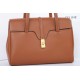 CELINE Medium Soft 16 Bag in Smooth Calfskin - Tan