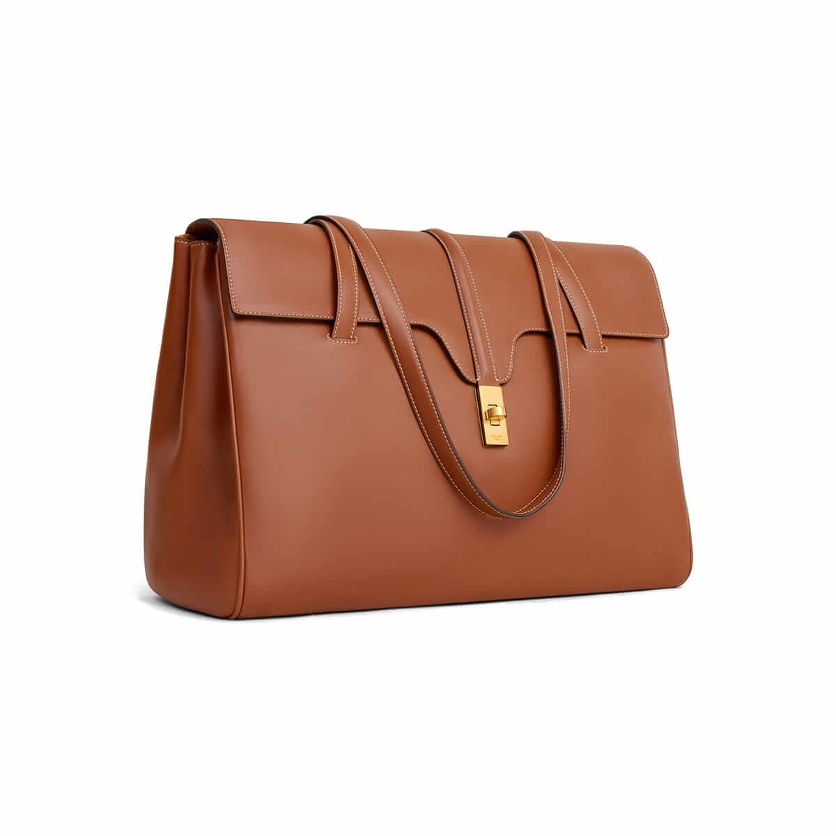 CELINE Large Soft 16 Bag in Smooth Calfskin - Tan