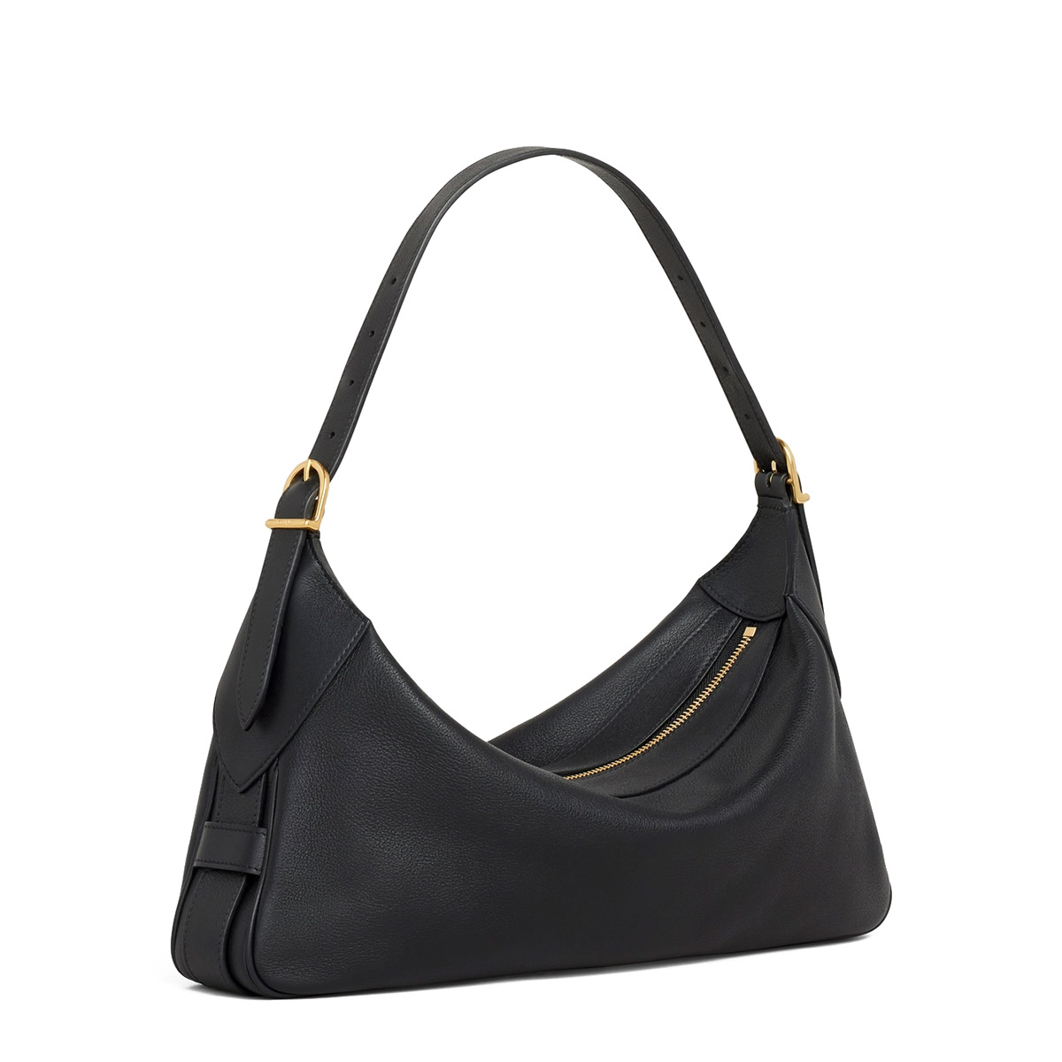 CELINE Medium Romy Bag in Supple Calfskin - Black