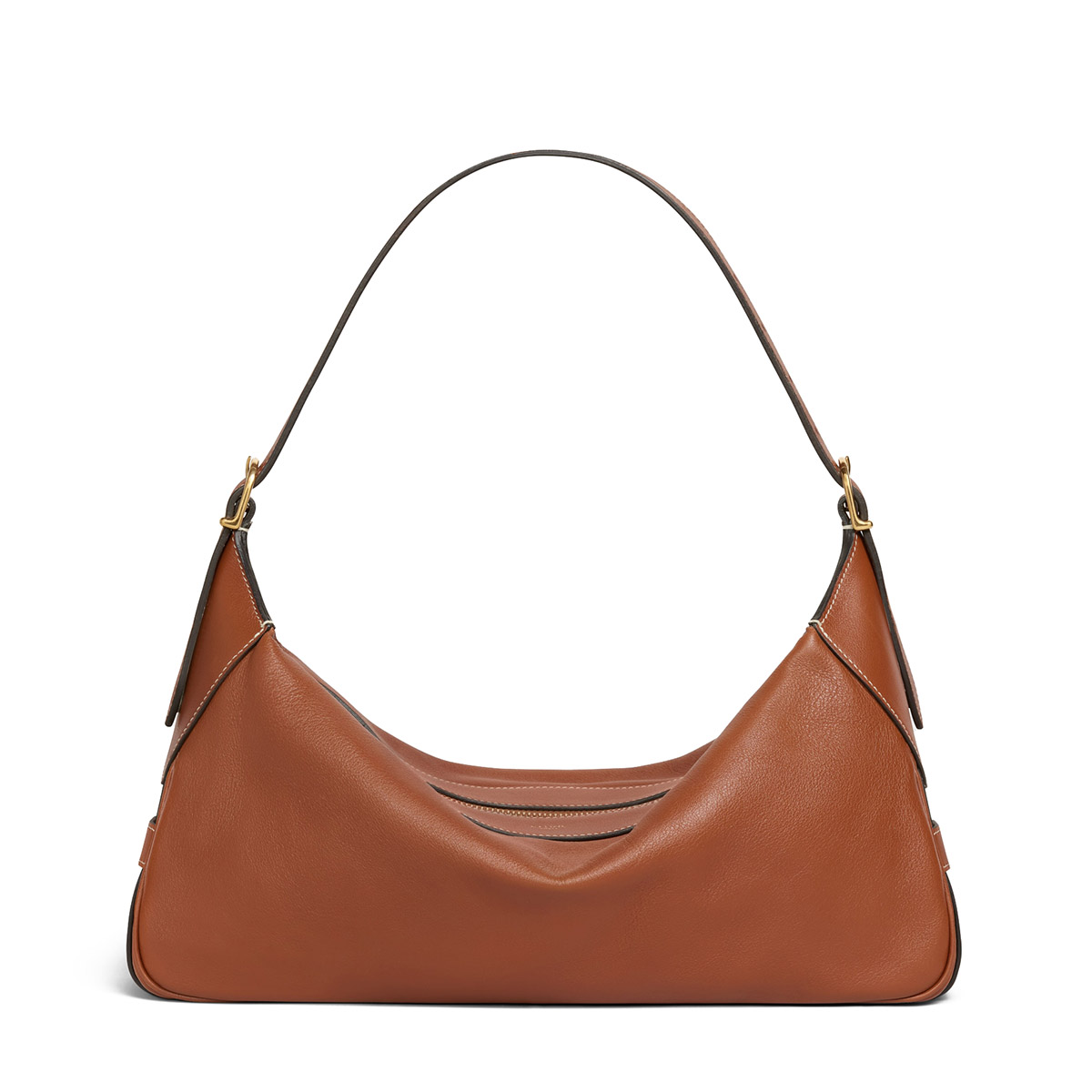 CELINE Medium Romy Bag in Supple Calfskin - Tan