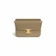 CELINE Classique Triomphe Bag In Shiny Calfskin - Brown Sepia