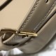 CELINE Classique Triomphe Bag In Shiny Calfskin - Brown Sepia