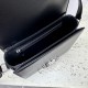 CELINE Teen Triomphe Bag In Shiny Calfskin - Black & Silver