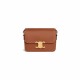 CELINE Teen Triomphe Bag In Shiny Calfskin - Tan