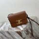 CELINE Teen Triomphe Bag In Shiny Calfskin - Tan