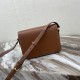 CELINE Teen Triomphe Bag In Shiny Calfskin - Tan