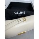 CELINE Teen Triomphe Bag In Shiny Calfskin - Limestone