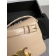 CELINE Teen Triomphe Bag In Shiny Calfskin - Oat Beige