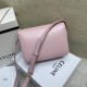 CELINE Teen Triomphe Bag In Shiny Calfskin - Pastel Pink