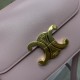 CELINE Teen Triomphe Bag In Shiny Calfskin - Pastel Pink